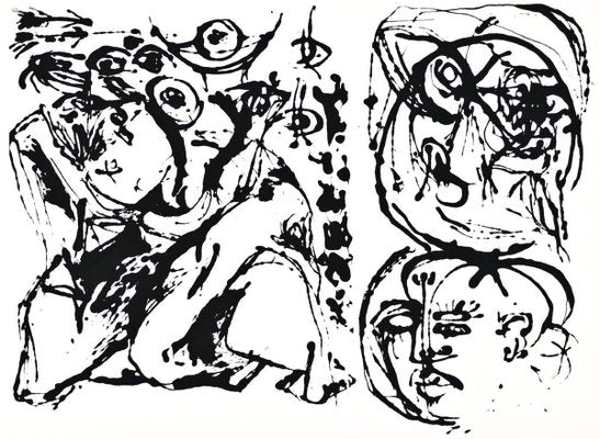 Untitled - Original Screen Print After Jackson Pollock - 1964 1964-ZCI-756202