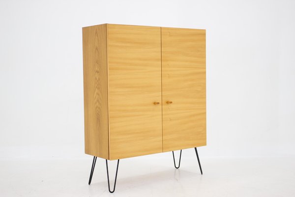 Upcycled Birch Cabinet, Czechoslovakia, 1970s-TZ-1293660