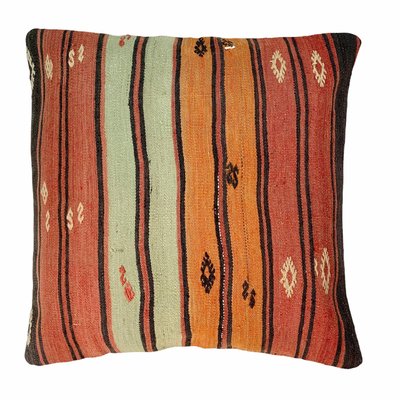 Upcycled Turkish Tapis Kelim Pillow Cover-AIV-820820