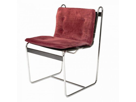 Upholstered Chair in Chromed Steel-ENV-1728505