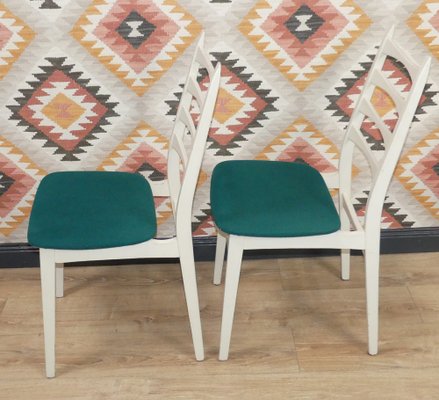 Upholstered Dining Room Chairs, 1960s, Set of 4-AFE-1420316