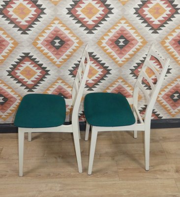 Upholstered Dining Room Chairs, 1960s, Set of 4-AFE-1420316