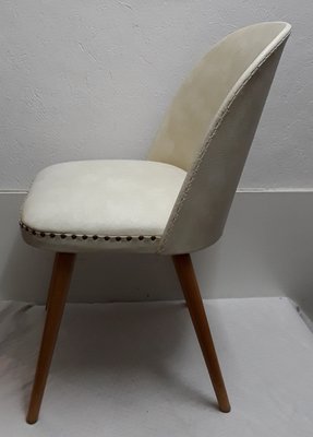 Upholstered Side Chair with Round Back, 1960s-HOI-787339