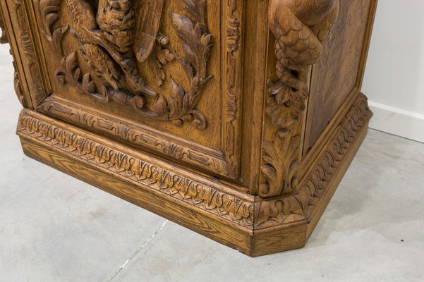 Uruguayan Carved Cabinet, 19th Century-UJE-1233546