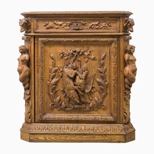 Uruguayan Carved Cabinet, 19th Century-UJE-1233546