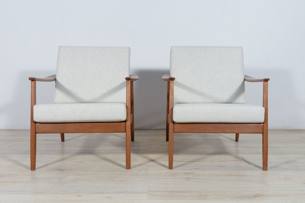 USA 247 Lounge Chairs by Folke Ohlsson for Dux, 1960s, Set of 2-NIT-1332611