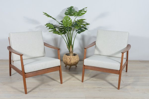 USA 247 Lounge Chairs by Folke Ohlsson for Dux, 1960s, Set of 2-NIT-1332611