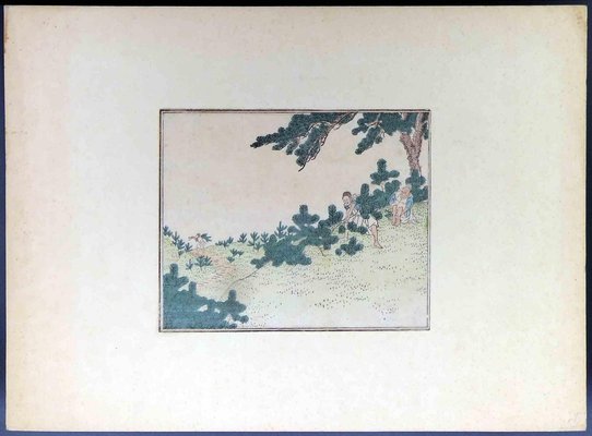 Utagawa Hiroshige, Harvesting Young Cedars, Woodcut, 19th Century-ZCI-1781939