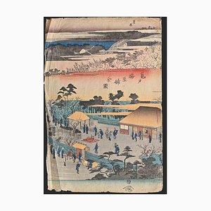 Utagawa Hiroshige, Kameido, Mid-19th-Century, Woodblock Print-ZCI-1342828