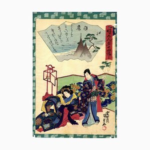 Utagawa Kunisada, Suma, Woodcut Print, 1864-ZCI-1762069