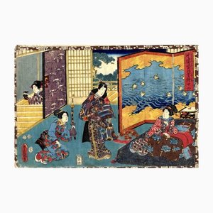 Utagawa Kunisada (Toyokuni III), Genjie, Woodcut, 1852-ZCI-1163407