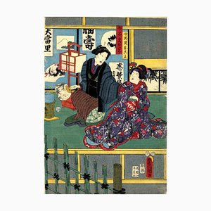 Utagawa Kunisada, Yakushae, Woodcut Print, 1856-ZCI-1762034