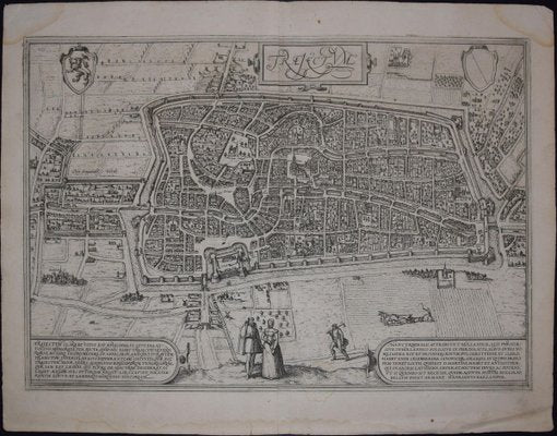 Utrecht, Antique Map from ''Civitates Orbis Terrarum'' 1572-1617-ZCI-758829