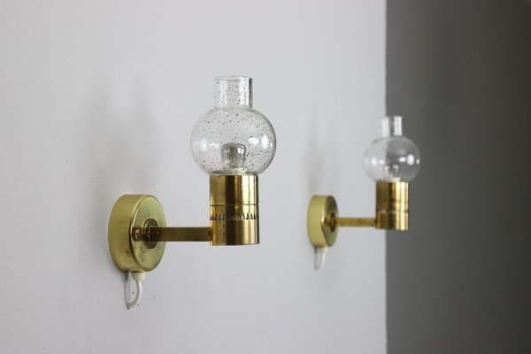 V-220 Wall Lights by Hans-Agne Jakobsson, 1960s, Set of 2-DXL-1116617