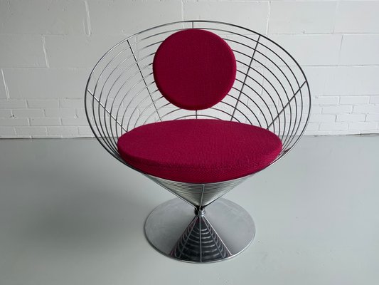 V-Chair 8800 Armchair by Verner Panton for Fritz Hansen, 1980s-MKL-748850