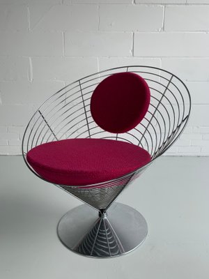 V-Chair 8800 Armchair by Verner Panton for Fritz Hansen, 1980s-MKL-748850