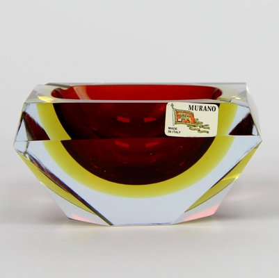 Vaciabolsillos Game Ashtrays or Murano Glasses by Luigi Mandruzzato, Set of 2-NE-935758