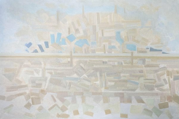 Vakhtang Khelashvili, Elevated Monuments, 2023, Oil on Canvas-CHG-2037116