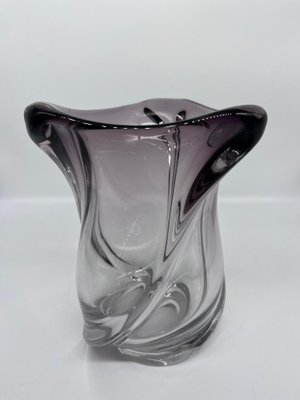 Val Saint Lambert Crystal Vase-AVC-1301388