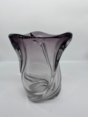 Val Saint Lambert Crystal Vase-AVC-1301388