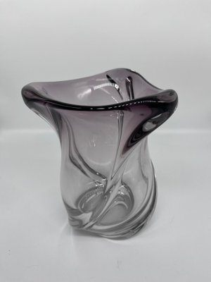 Val Saint Lambert Crystal Vase-AVC-1301388