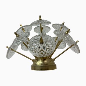 Val Saint Lambert Sputniks Wall Lamp, 1960s-BGP-2020846