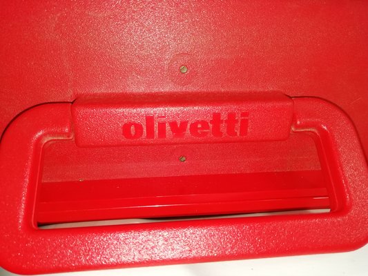 Valentine Red Writing Machine by Ettore Sottsass for Olivetti, 1968-HNE-1385482