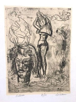 Valeria - Etching by Luigi Bartolini - 1948 1948-ZCI-759034