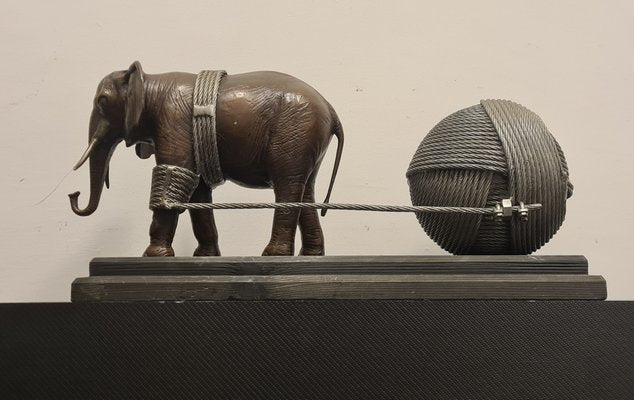 Valeriano Trubbiani, Elephant, 1981, Bronze & Aluminum Sculpture-RPW-1800632