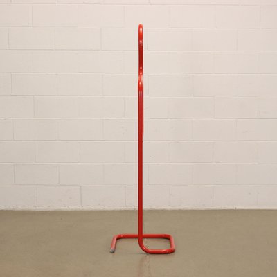 Valet Stand in Red Lacquered Steel, 1980s-VMM-1317220