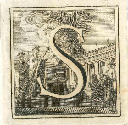 Various Artists, Letter of the Alphabet S, Etching, 18th Century-ZCI-1775523