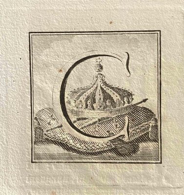 Various Old Masters, Capital Letter, Etching, 1750s-ZCI-1760670