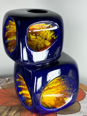 Vase Bertoncello by Roberto Rigon for Bertoncello, Italy, 1970s-HFR-2022509