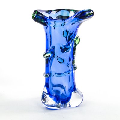 Vase by J. Hospodka for Chribska Glassworks, Czechoslovakia, 1960s-BKO-1823422