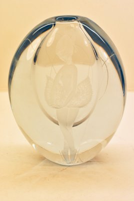 Vase by Rune Strand and Gerda Strömberg for Strömbergshyttan, 1950s-HYQ-564282