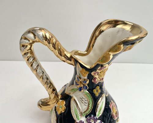 Vase Enamelled Ceramic Pitcher, 1950-GYX-1771363