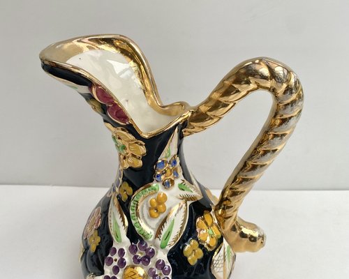 Vase Enamelled Ceramic Pitcher, 1950-GYX-1771363