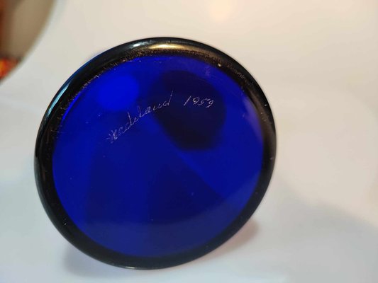 Vase in Cobalt Blue from Hadeland, 1959-CAQ-1786404