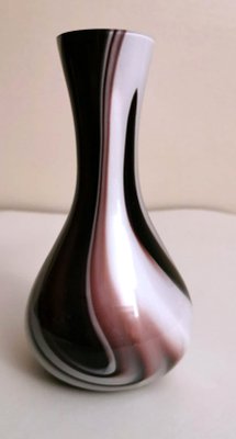 Vase in Colored Opaline Murano Glass by Moretti Carlo, 1970s-QRS-1436297