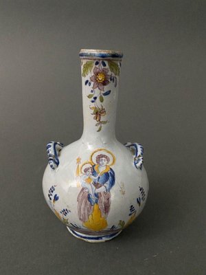 Vase in Earthenware from Nevers Camille Rulas Jules Brion, 1782-QKG-1743442