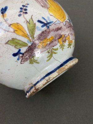 Vase in Earthenware from Nevers Camille Rulas Jules Brion, 1782-QKG-1743442