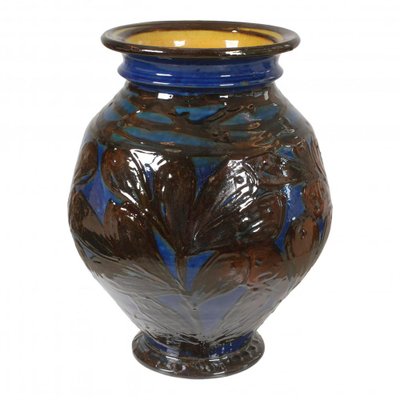 Vase in Marine Blue by Herman Kähler-MTD-1399768