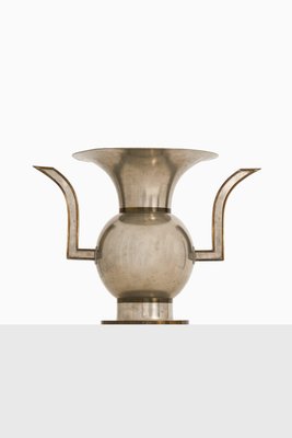 Vase in Pewter and Brass attributed to Nils Fougstedt, 1929-SC-2022134