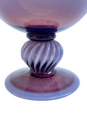 Vase on Base in Krakow Glass, Poland, 1960s-FSD-1347709