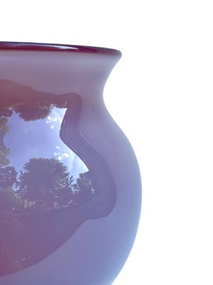 Vase on Base in Krakow Glass, Poland, 1960s-FSD-1347709