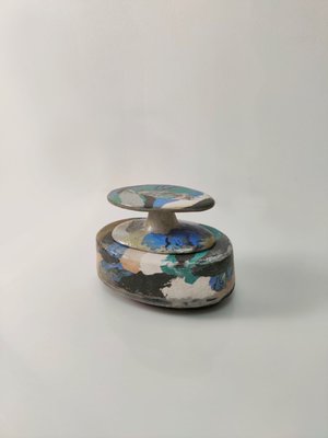 Vase Sculpture in Enameled Ceramic by Marciano Buendía-JJT-1017596