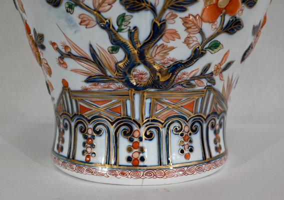 Vase with Imari Decoration by Henri Gibot, 1943-RVK-1344256