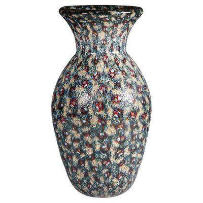 Vase with Opaque Murrine by Vittorio Ferro Murano ca. 2000s-KJP-1149194