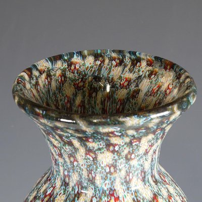 Vase with Opaque Murrine by Vittorio Ferro Murano ca. 2000s-KJP-1149194