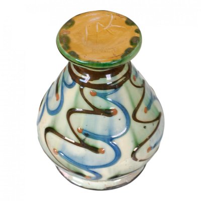 Vase with Swirl Design by Herman Kähler-MTD-1399767